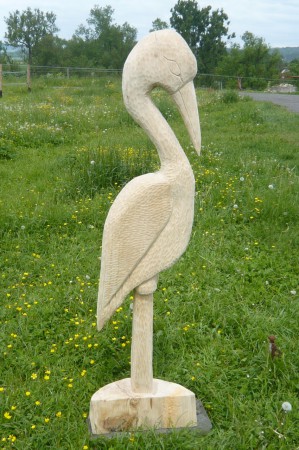 zahradní dekorace- lípa 170cm  ,zatím ošetřeno lignofixem..